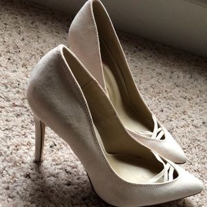 Blush pink heels